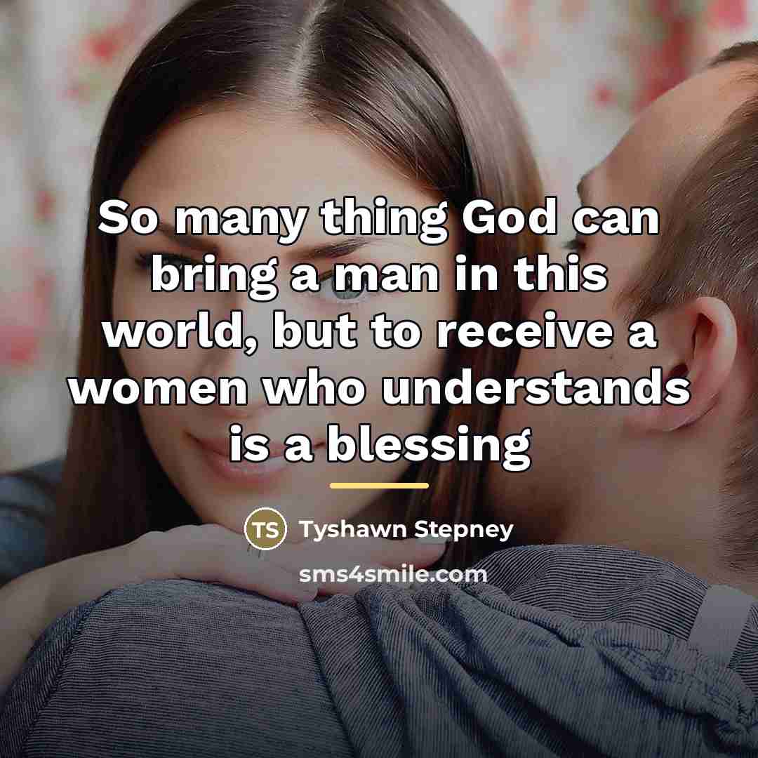 “So many thing God can bring a man in this…” quote by Tyshawn Stepney