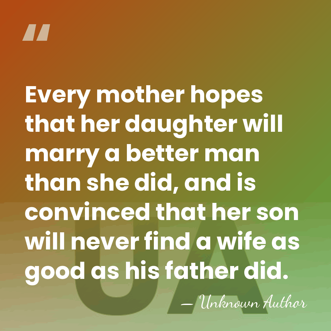 Every mother hopes that her daughter will marry a better man than&hellip; - Martin Andersen NexÃ¸