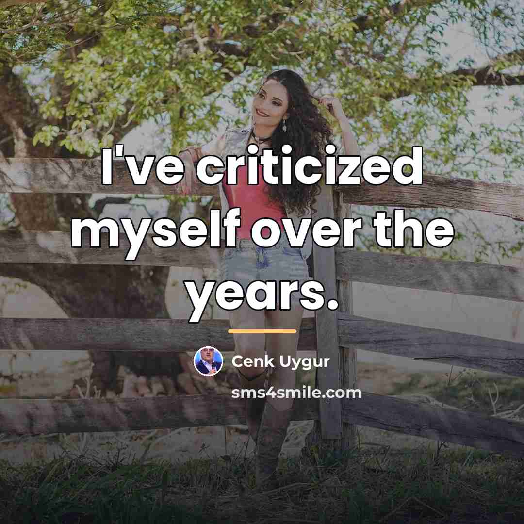“I've criticized myself over the years.…” quote by Cenk Uygur