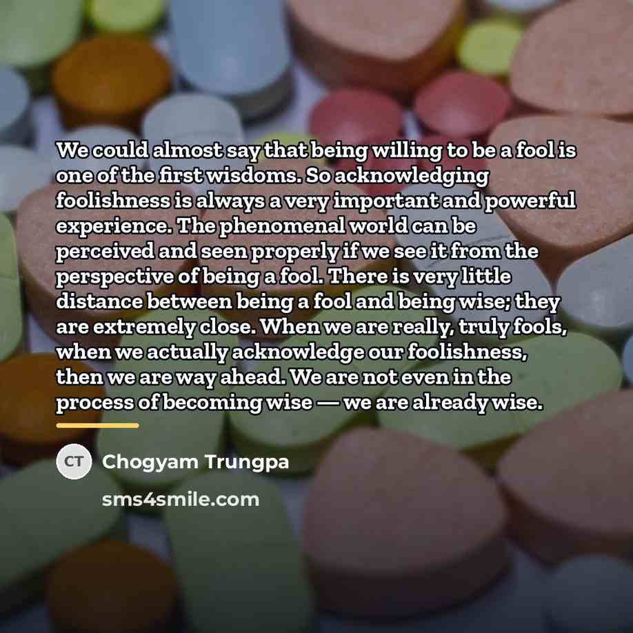 “We could almost say that being willing to be a…” quote by Chogyam Trungpa