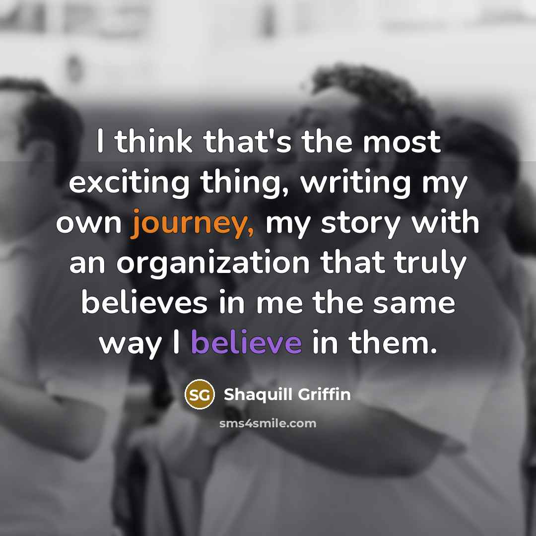“I think that's the most exciting thing, writing my own…” quote by Shaquill Griffin