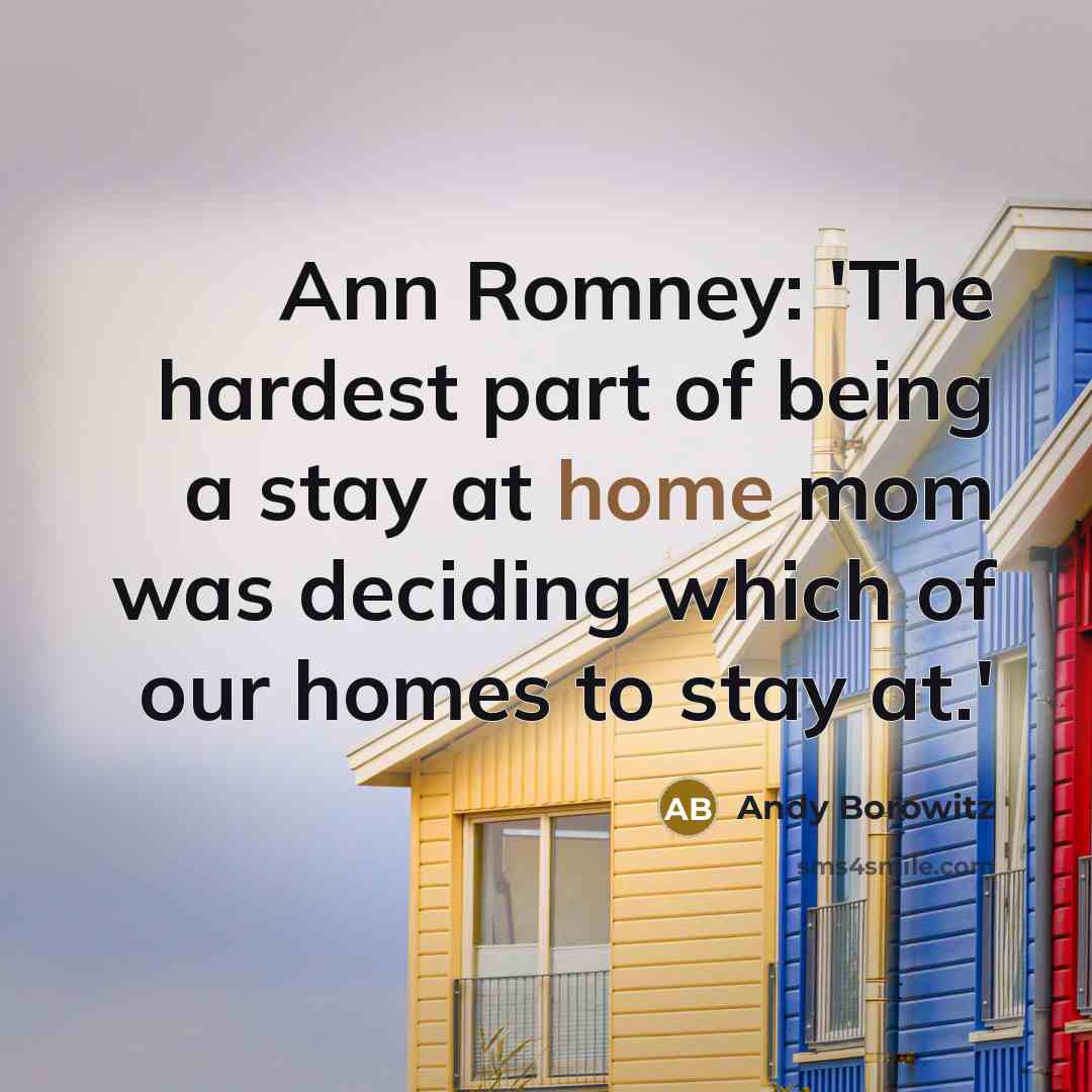 “Ann Romney: 'The hardest part of being a stay at…” quote by Andy Borowitz