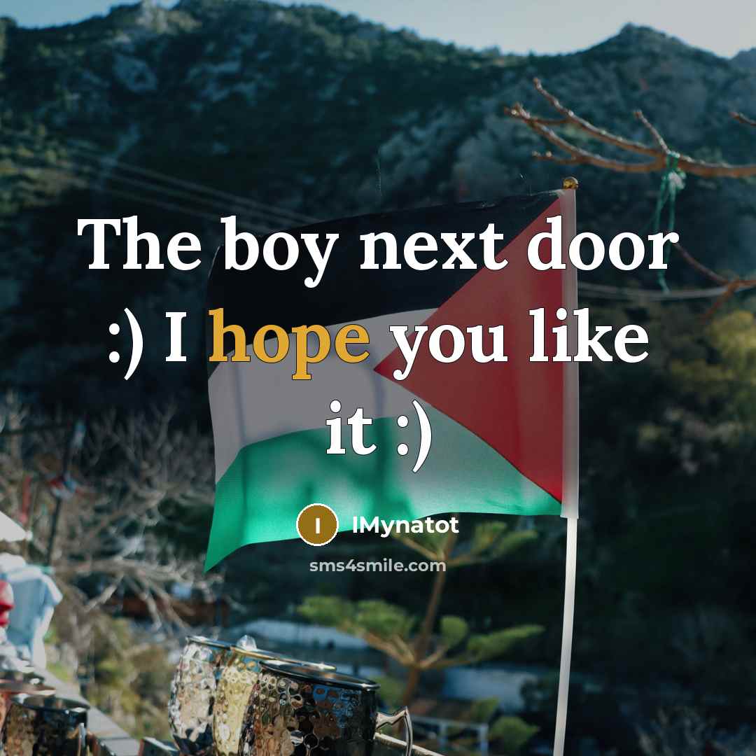 “The boy next door :) I hope you like it :)” quote by IMynatot