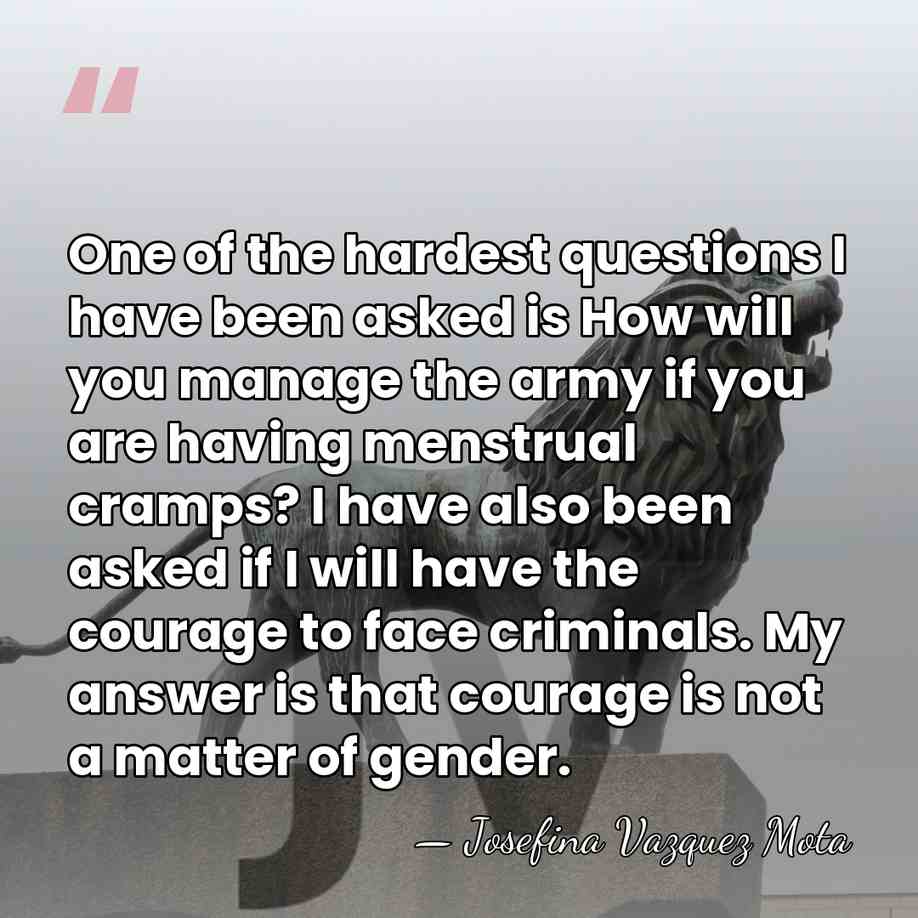 One of the hardest questions I have been asked is How will&hellip; - Josefina Vazquez Mota