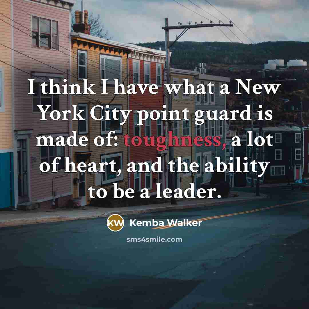 “I think I have what a New York City point…” quote by Kemba Walker