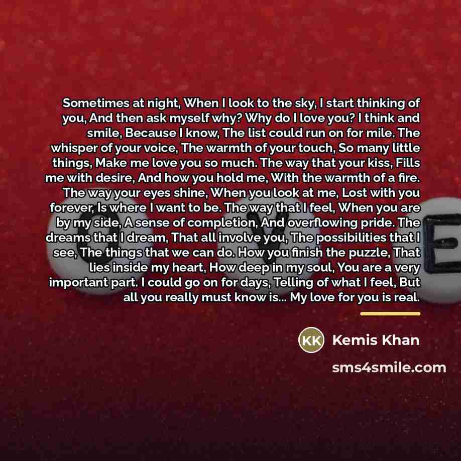 “Sometimes at night, When I look to the sky, I…” quote by Kemis Khan