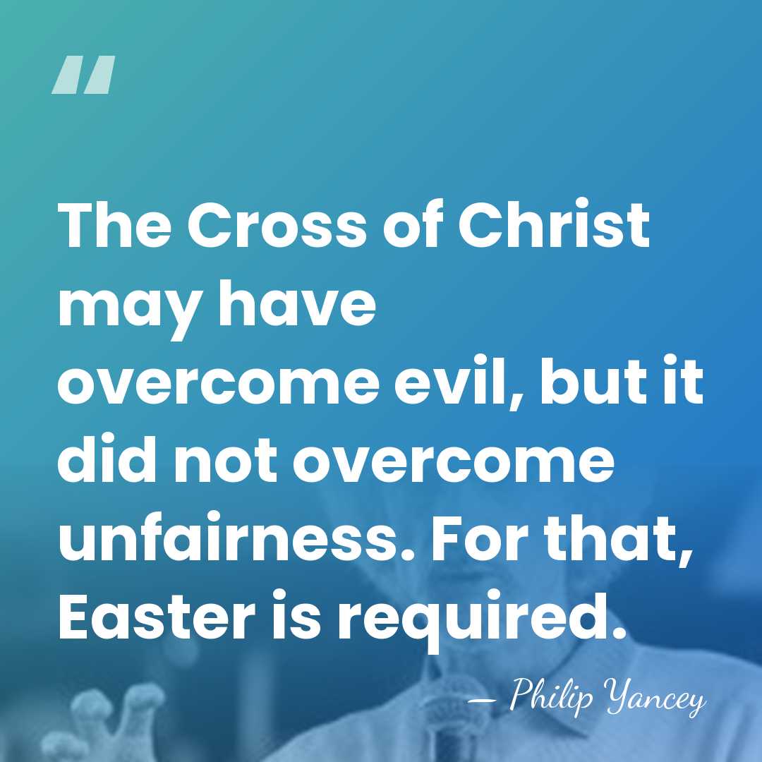 The Cross of Christ may have overcome evil, but it did not&hellip; - Philip Yancey