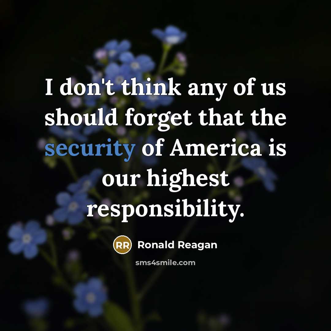 “I don't think any of us should forget that the…” quote by Ronald Reagan