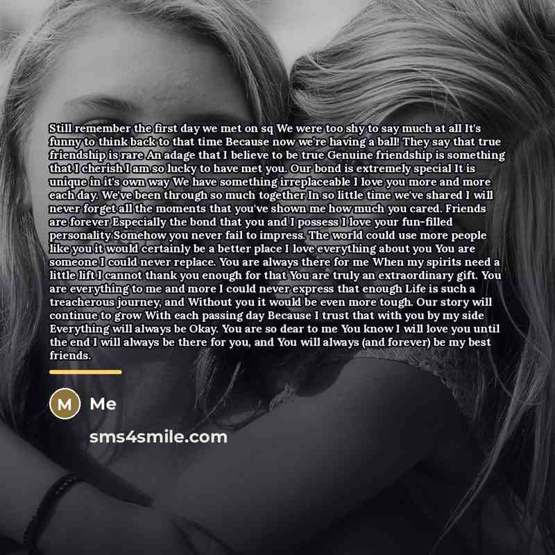 “Still remember the first day we met on sq We…” quote by Me