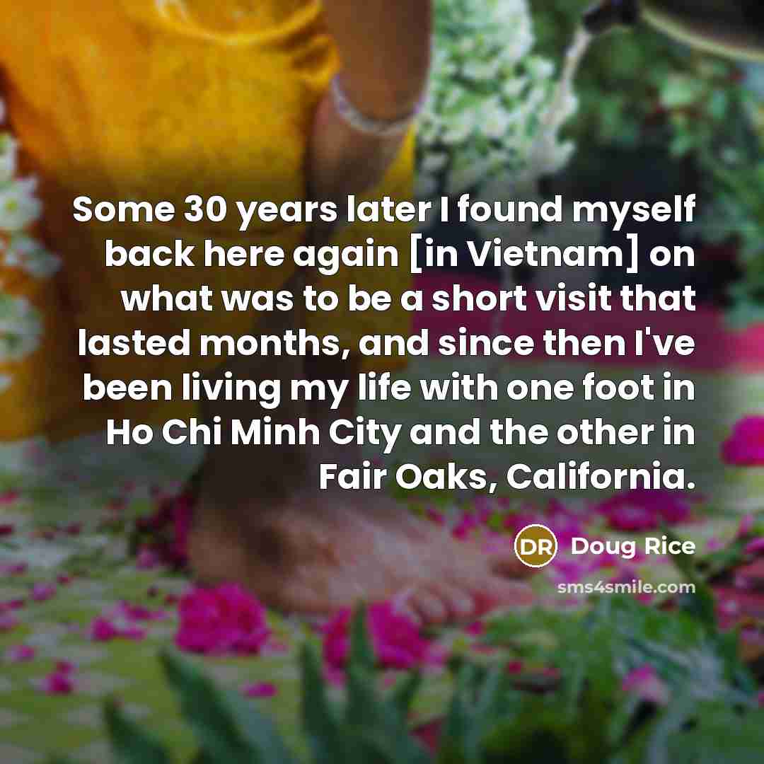 “Some 30 years later I found myself back here again…” quote by Doug Rice