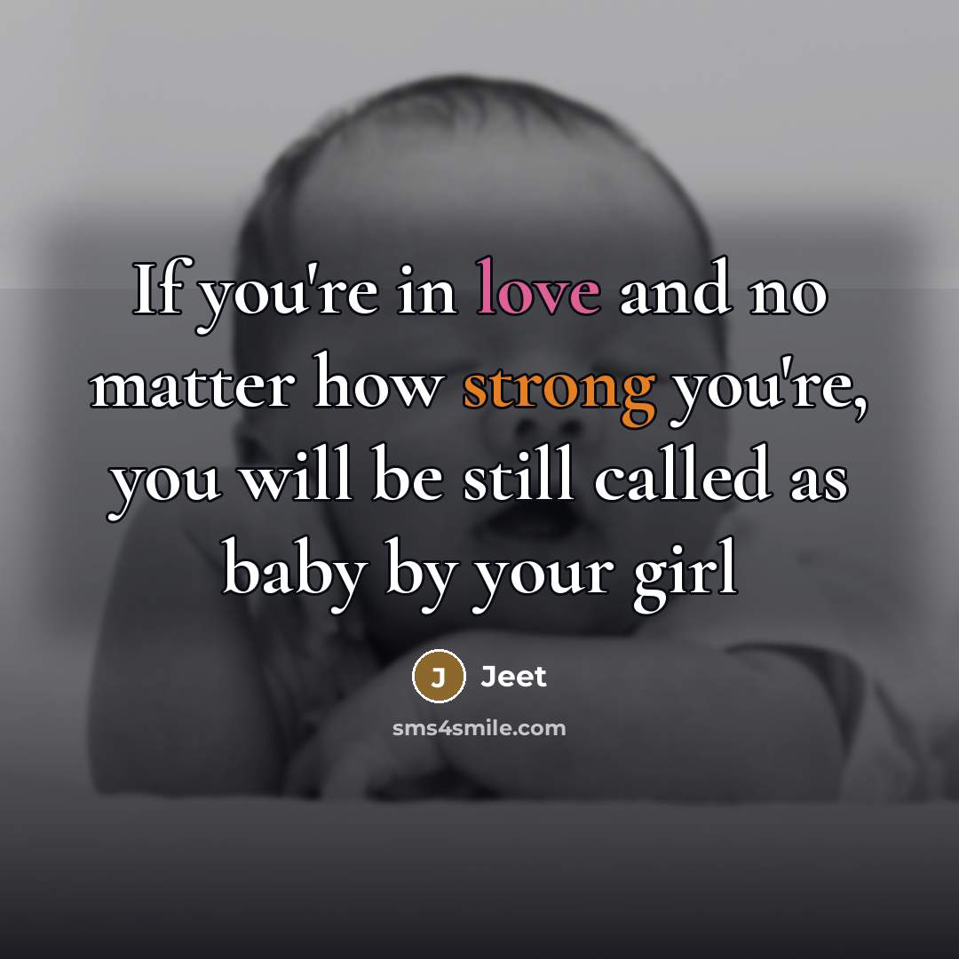 “If you're in love and no matter how strong you're,…” quote by Jeet