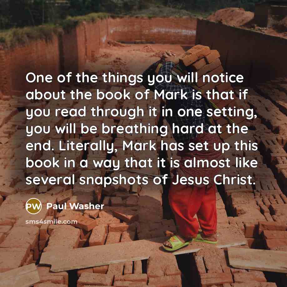“One of the things you will notice about the book…” quote by Paul Washer