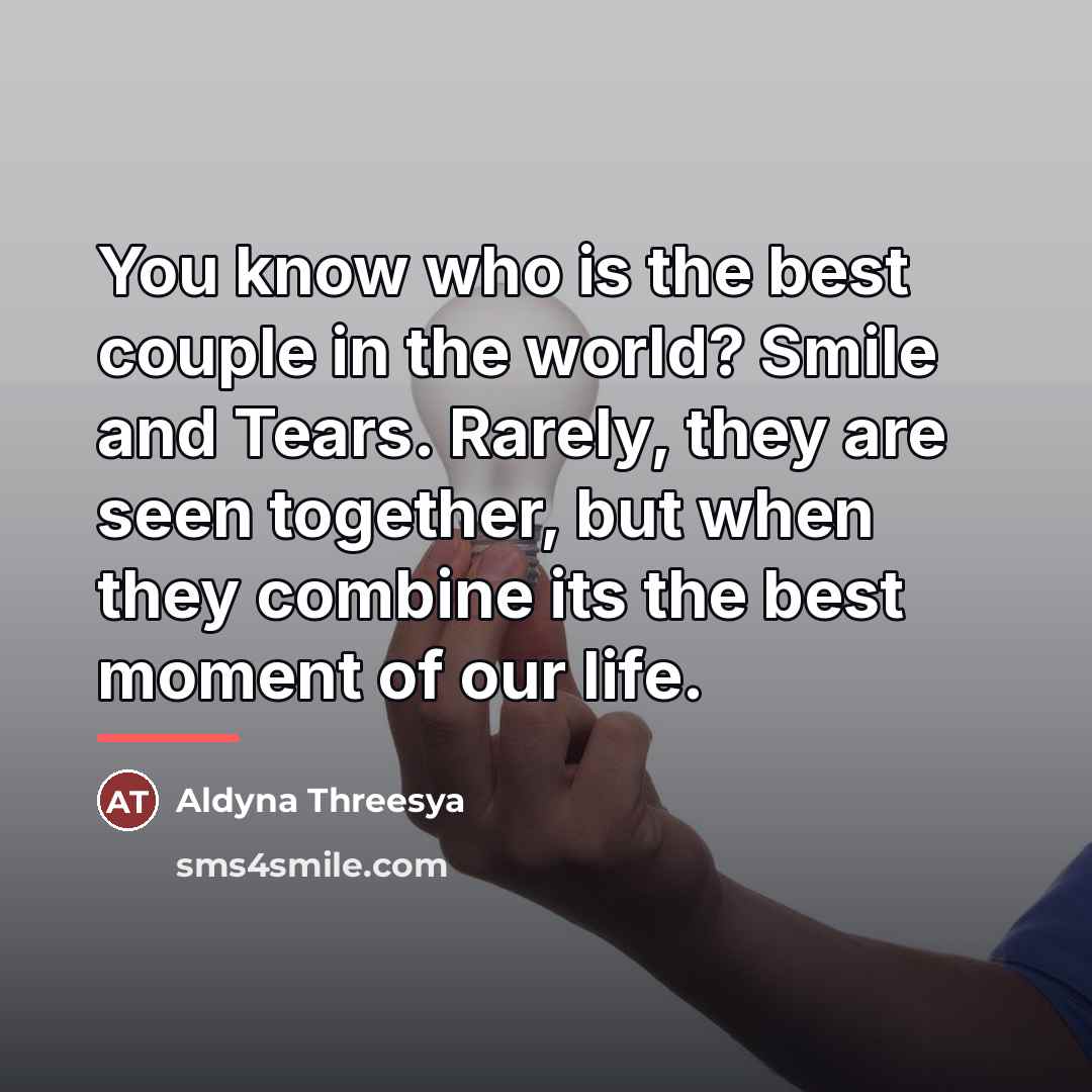 “You know who is the best couple in the world?…” quote by Aldyna Threesya