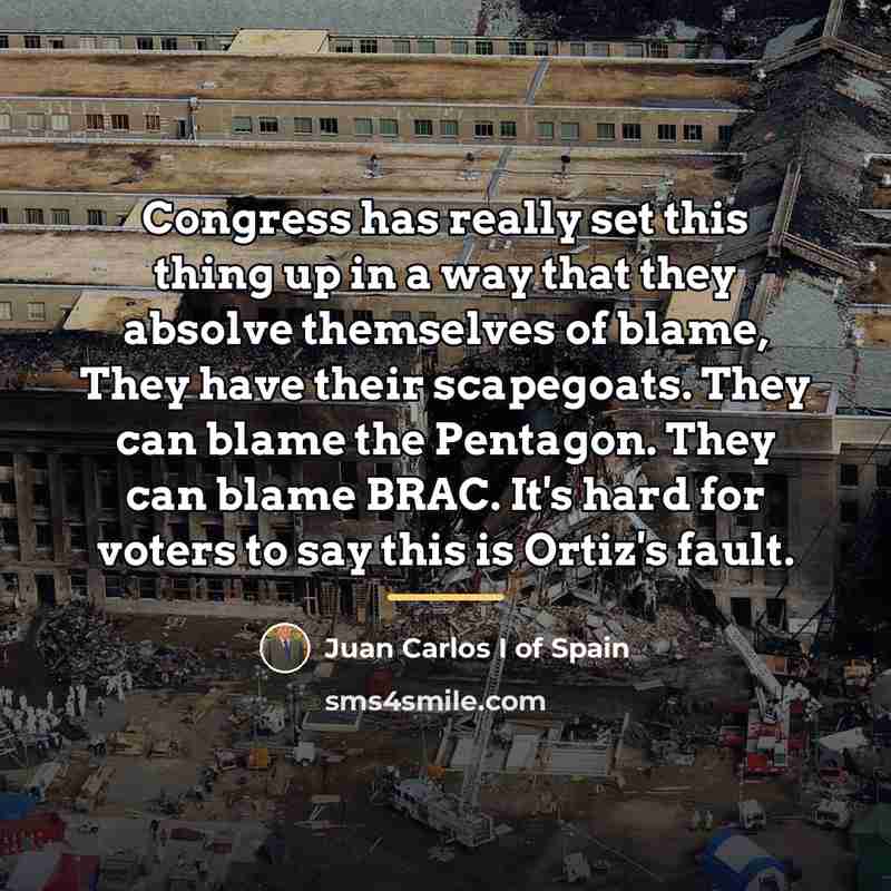 “Congress has really set this thing up in a way…” quote by Anonymous