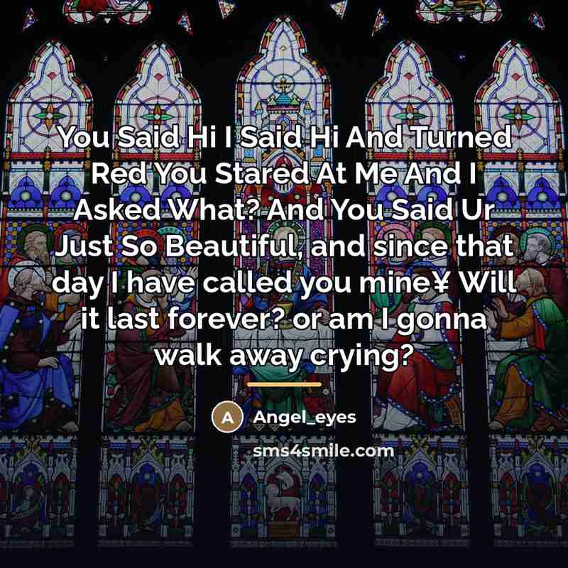 “You Said Hi I Said Hi And Turned Red You…” quote by Angel_eyes