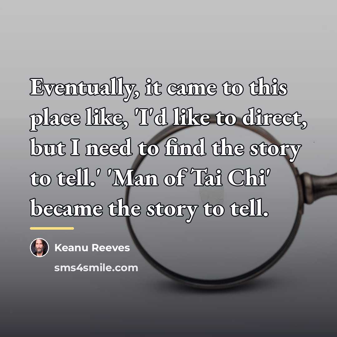 “Eventually, it came to this place like, 'I'd like to…” quote by Keanu Reeves