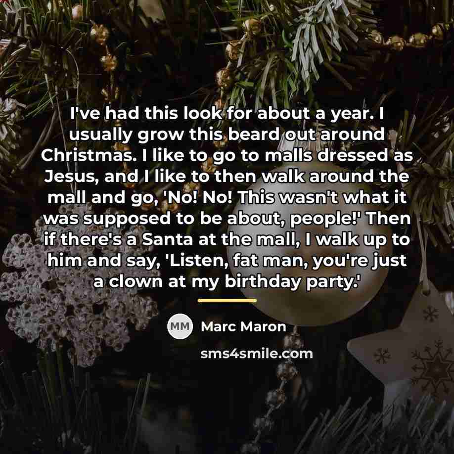 “I've had this look for about a year. I usually…” quote by Marc Maron