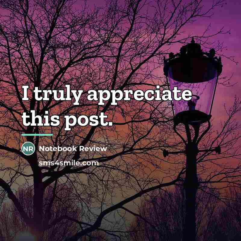 “I truly appreciate this post.…” quote by Notebook Review