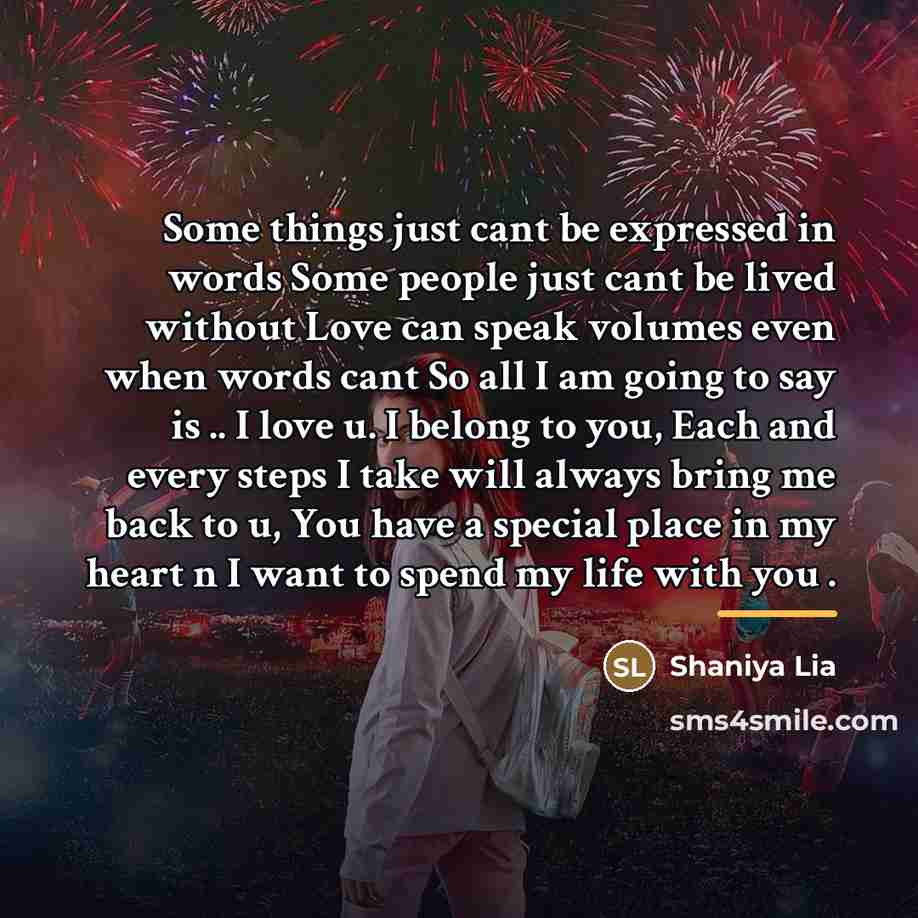 “Some things just cant be expressed in words Some people…” quote by Shaniya Lia