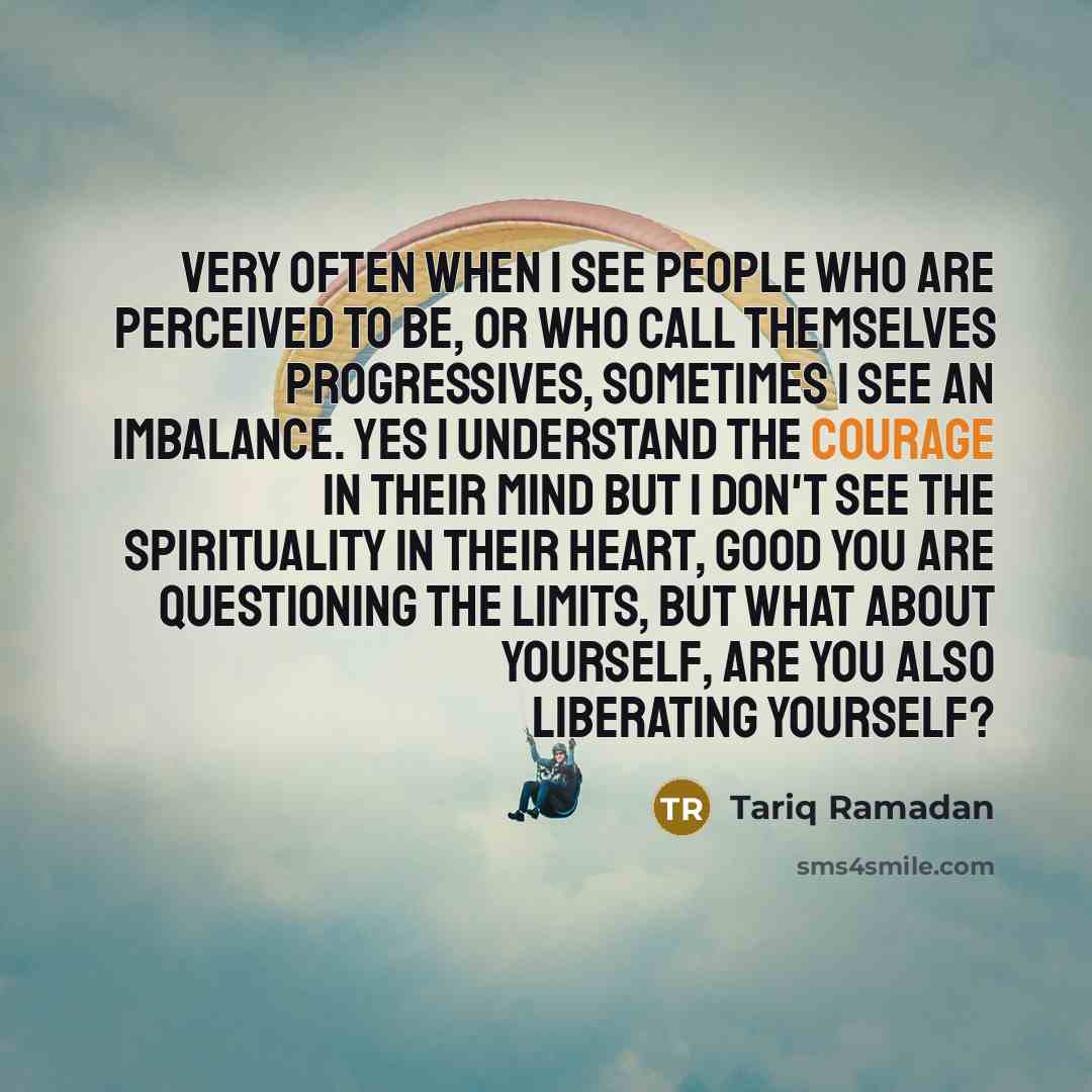 “Very often when I see people who are perceived to…” quote by Tariq Ramadan