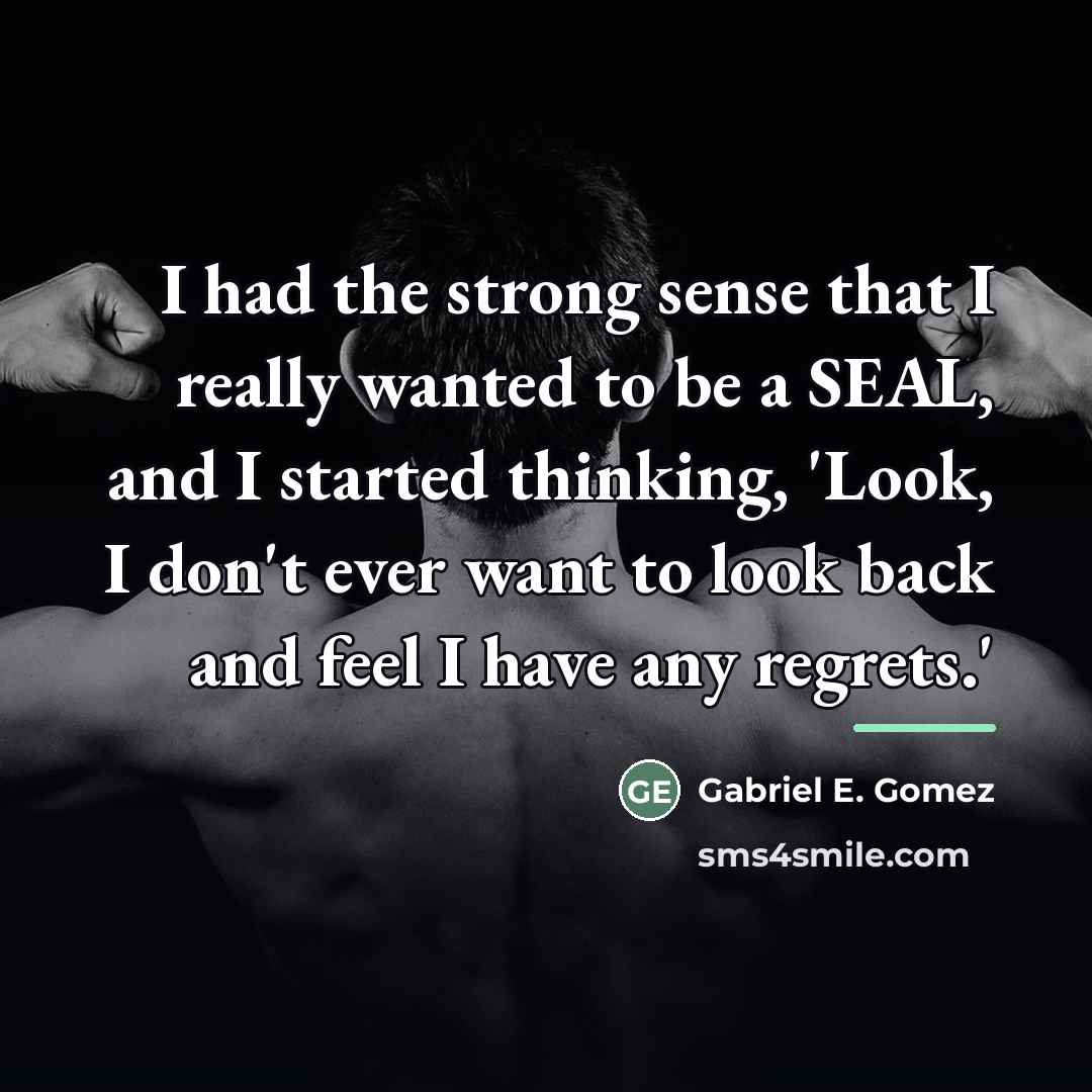 “I had the strong sense that I really wanted to…” quote by Gabriel E. Gomez