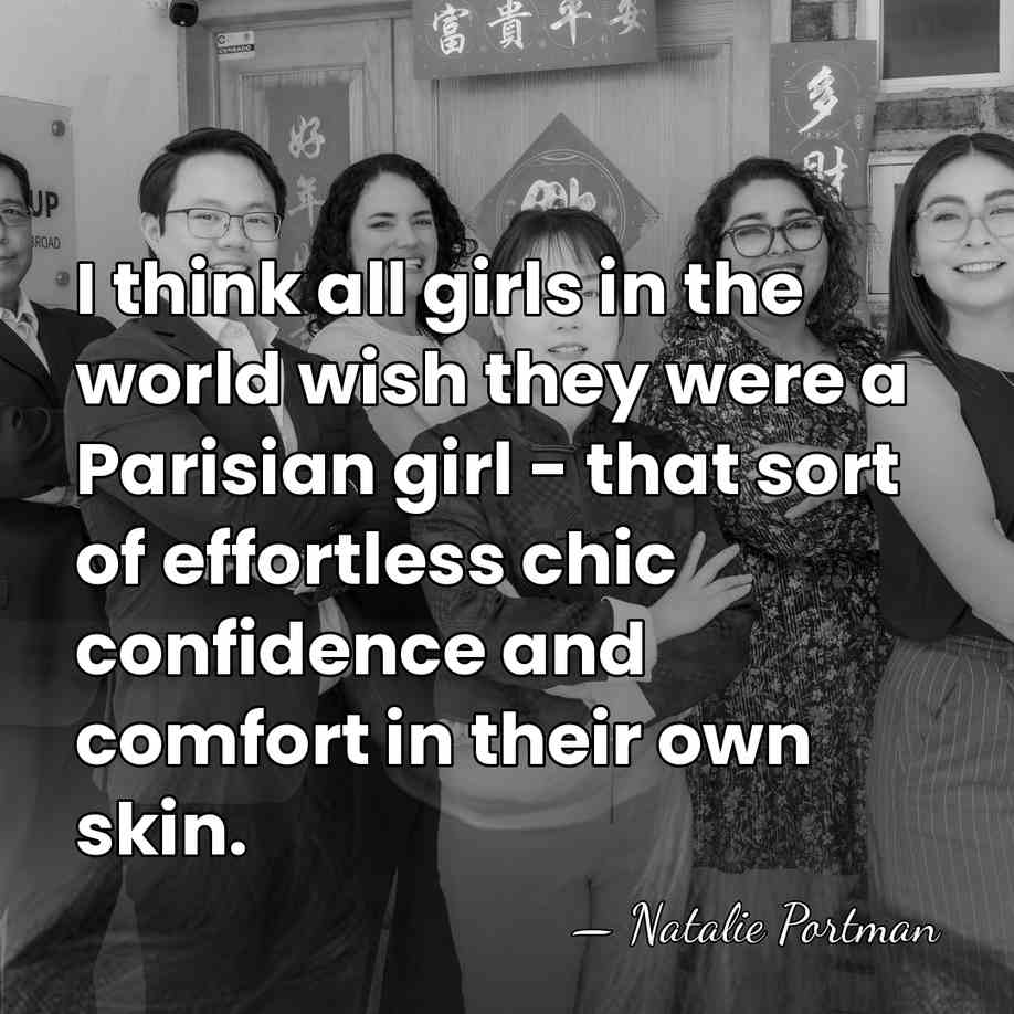 I think all girls in the world wish they were a Parisian&hellip; - Natalie Portman