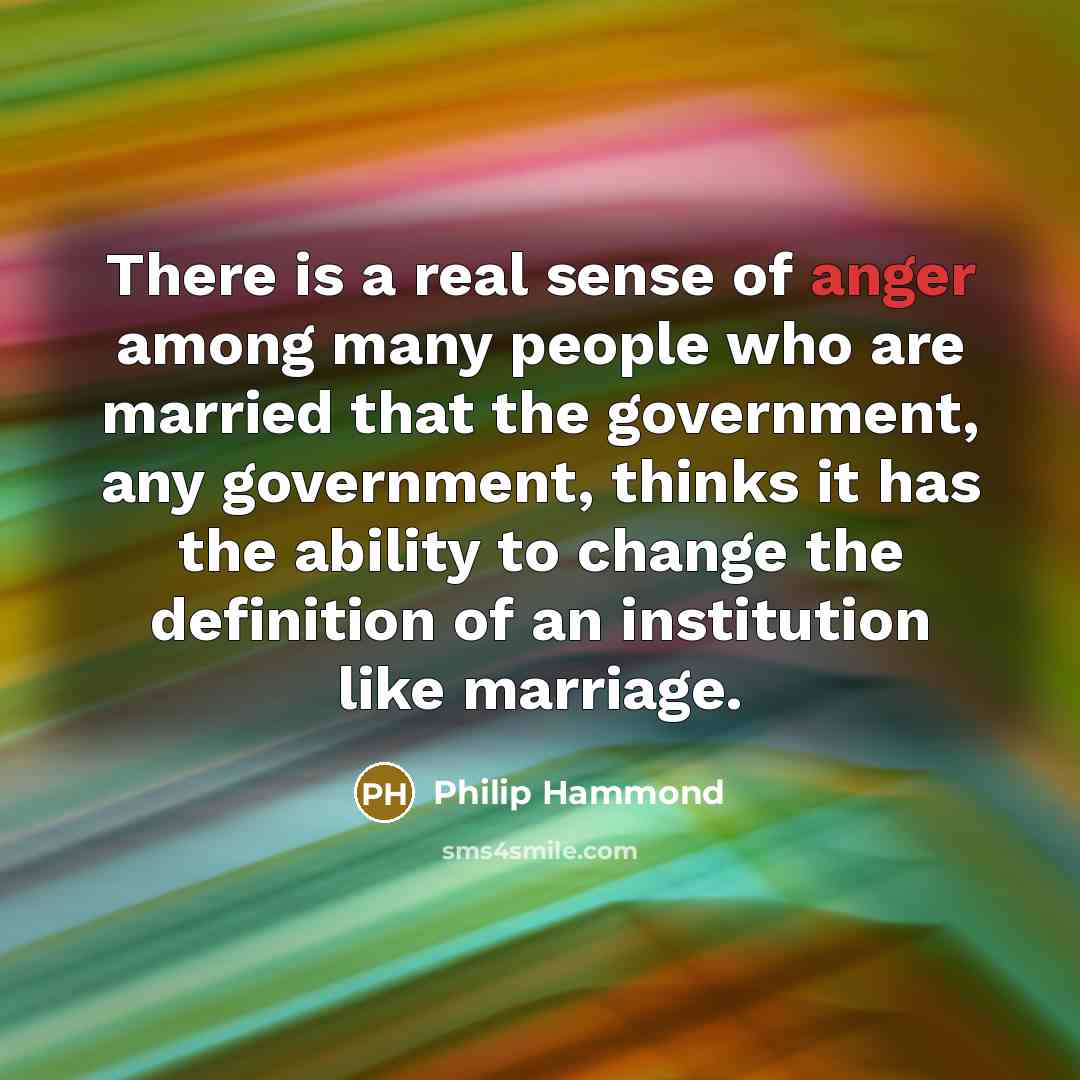 “There is a real sense of anger among many people…” quote by Philip Hammond