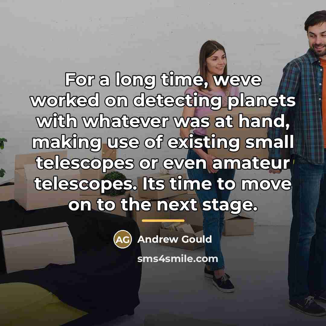 “For a long time, weve worked on detecting planets with…” quote by Andrew Gould