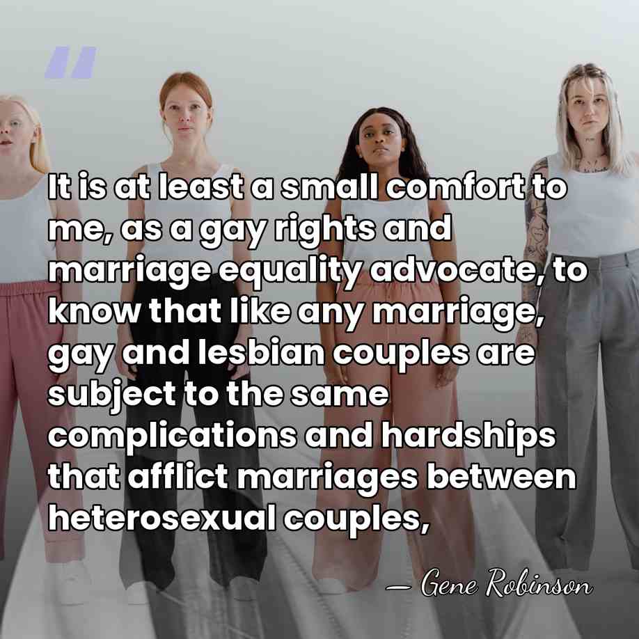 It is at least a small comfort to me, as a gay&hellip; - Gene Robinson