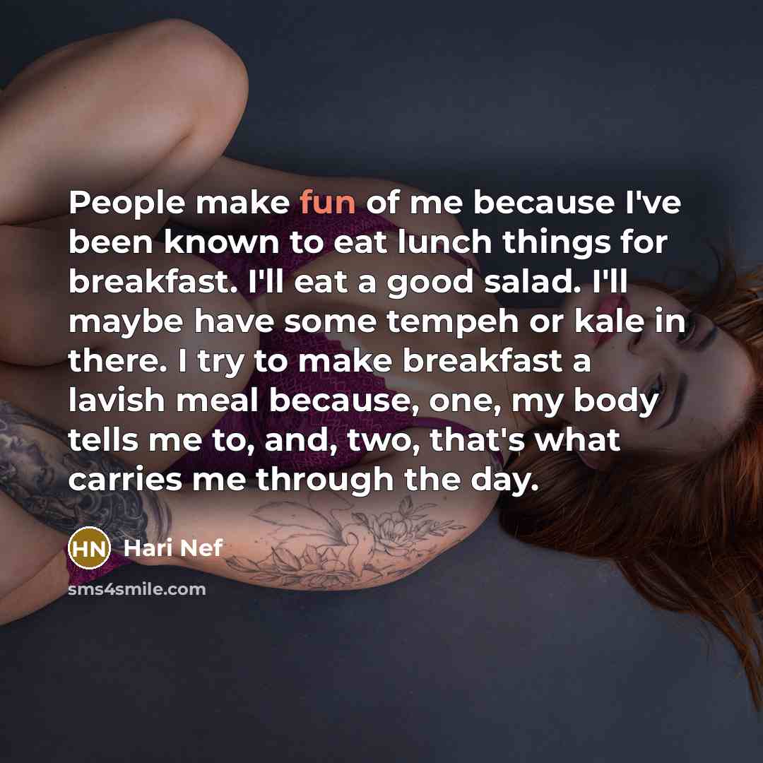“People make fun of me because I've been known to…” quote by Hari Nef