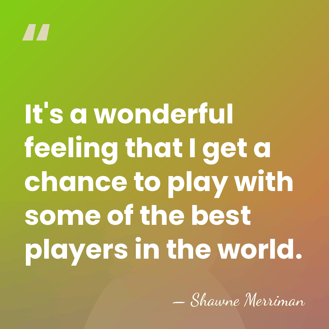 It's a wonderful feeling that I get a chance to play with&hellip; - Shawne Merriman