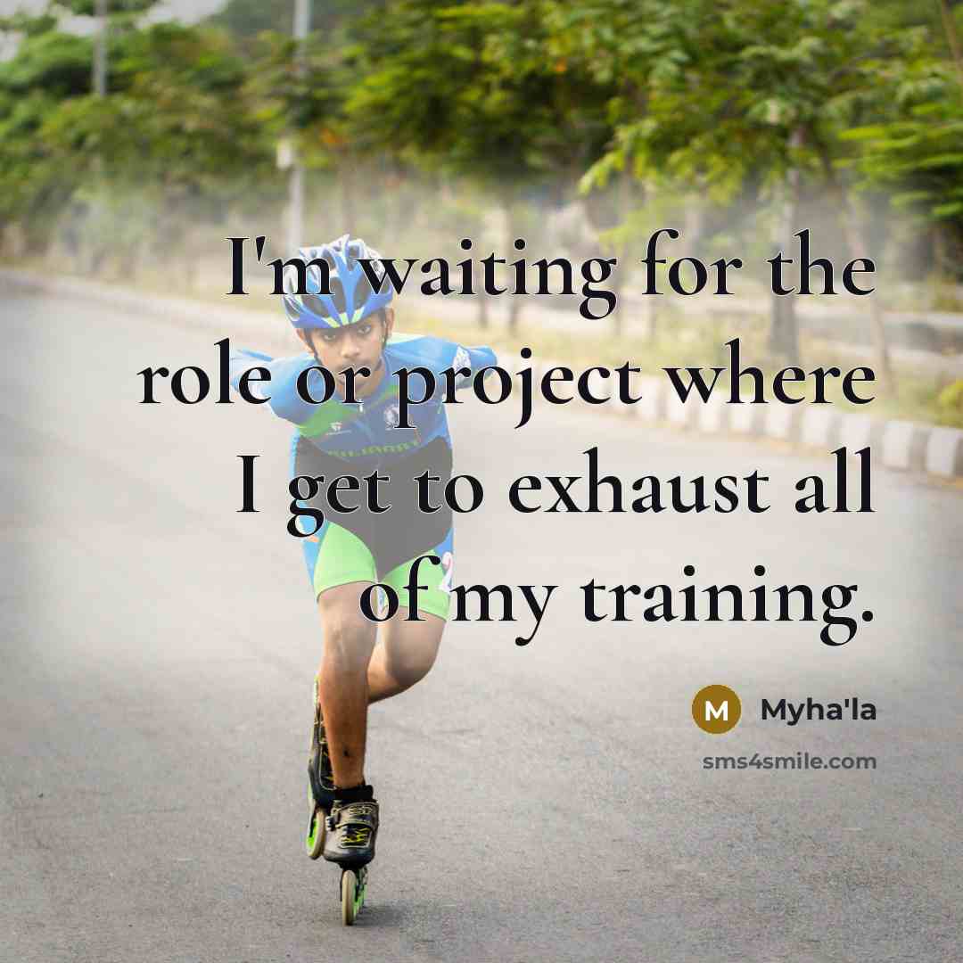 “I'm waiting for the role or project where I get…” quote by Myha'la