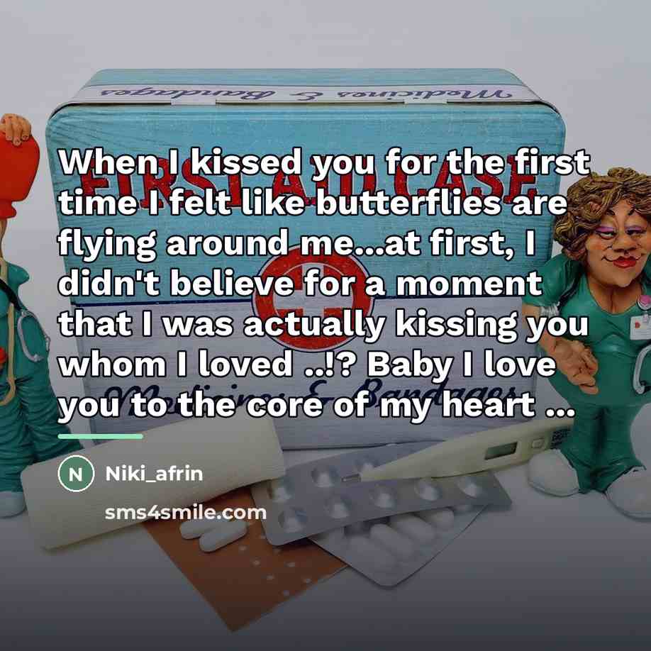 “When I kissed you for the first time I felt…” quote by Niki_afrin