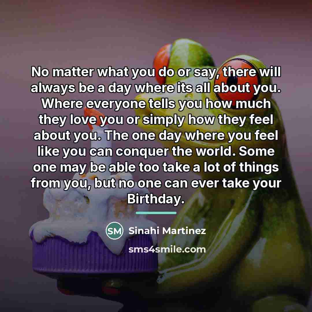 “No matter what you do or say, there will always…” quote by Sinahi Martinez