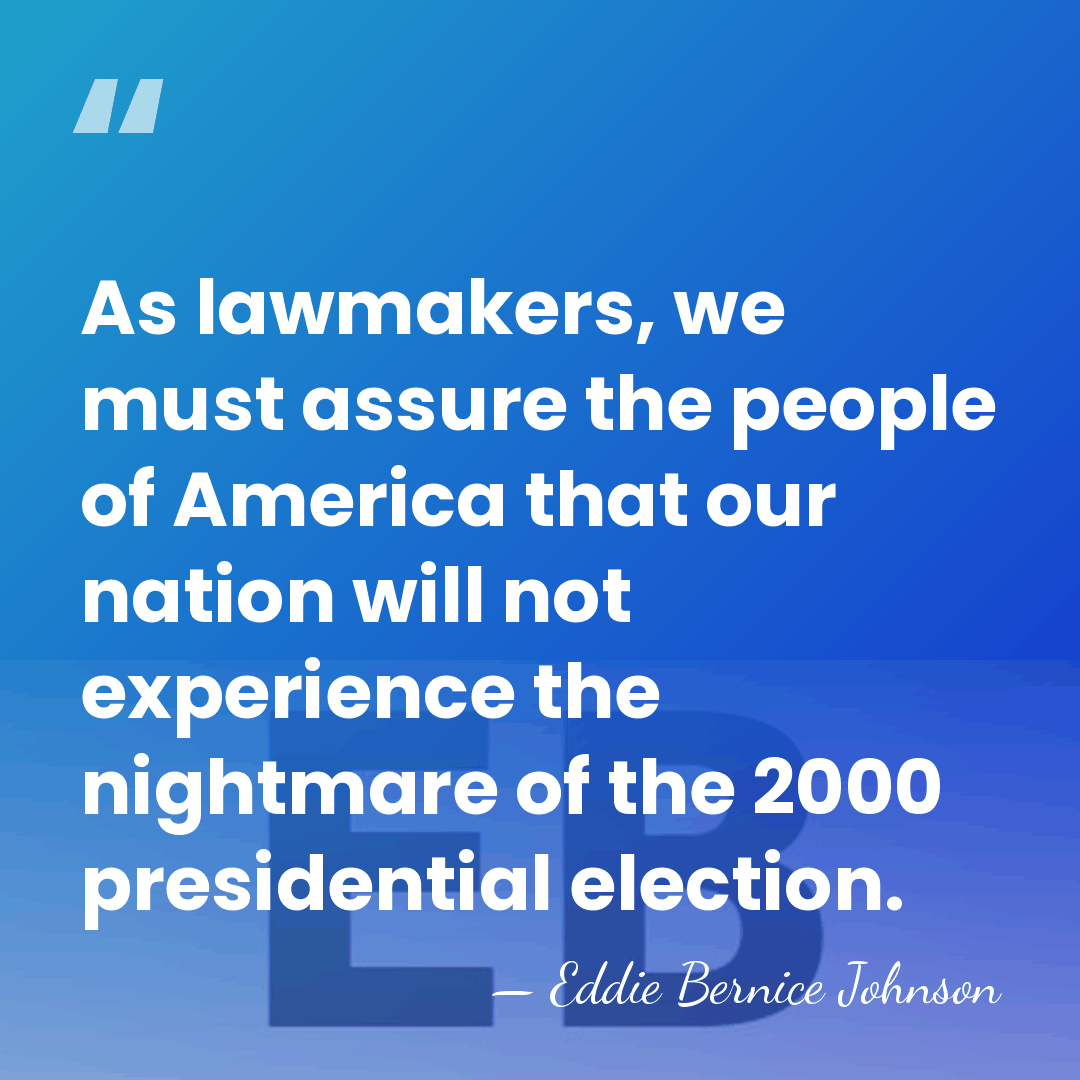 As lawmakers, we must assure the people of America that our nation&hellip; - Eddie Bernice Johnson
