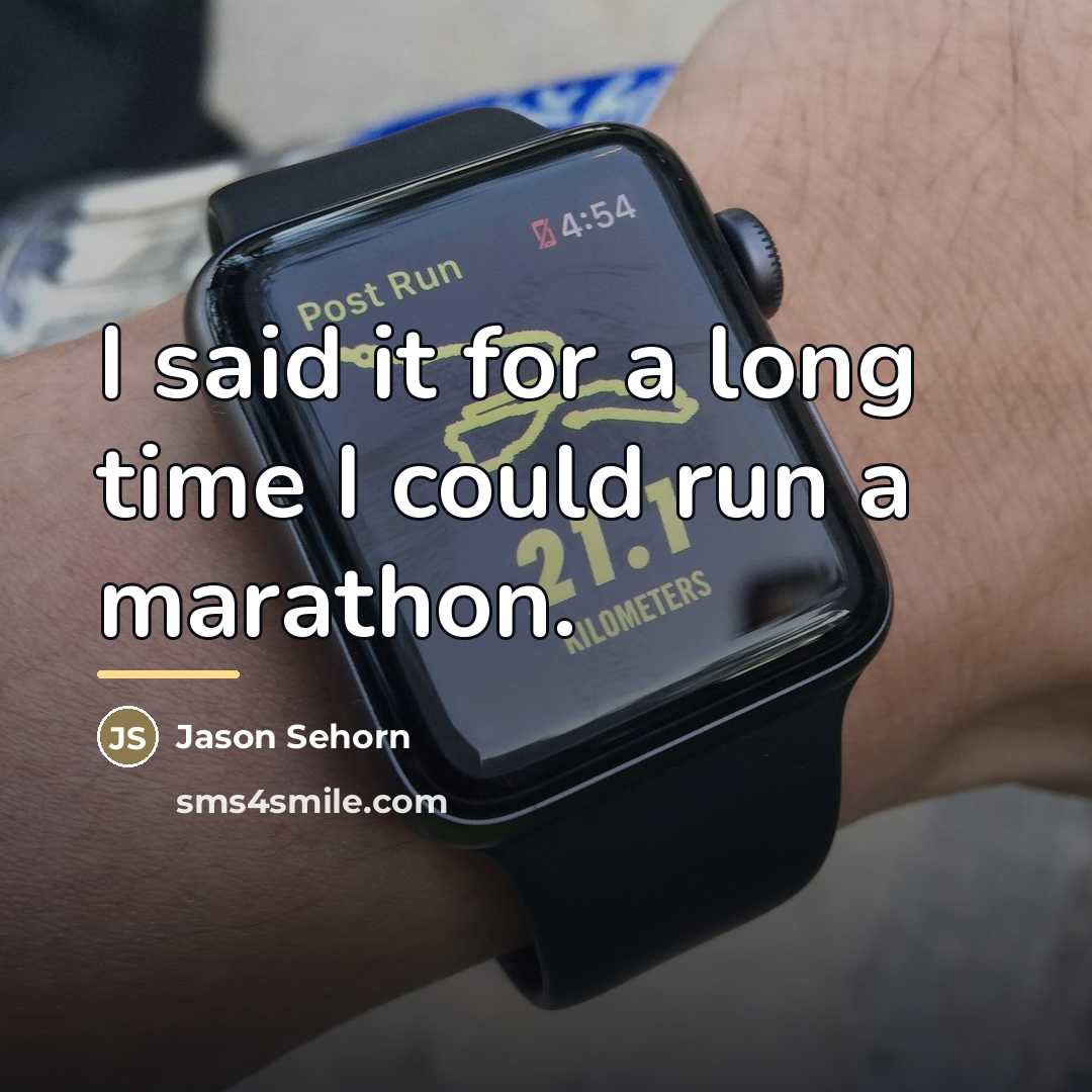 “I said it for a long time I could run…” quote by Jason Sehorn