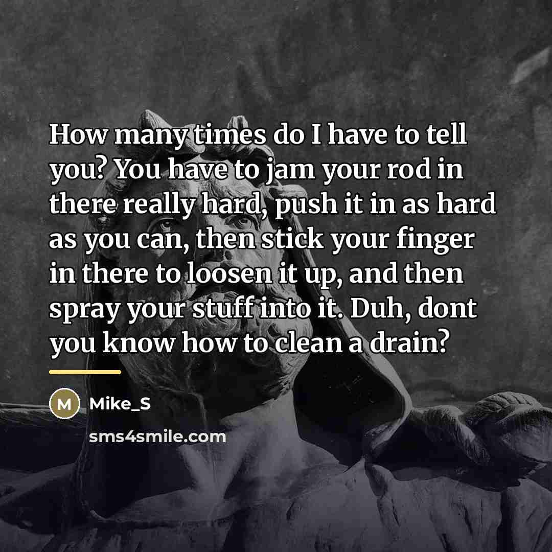 “How many times do I have to tell you? You…” quote by Mike_S