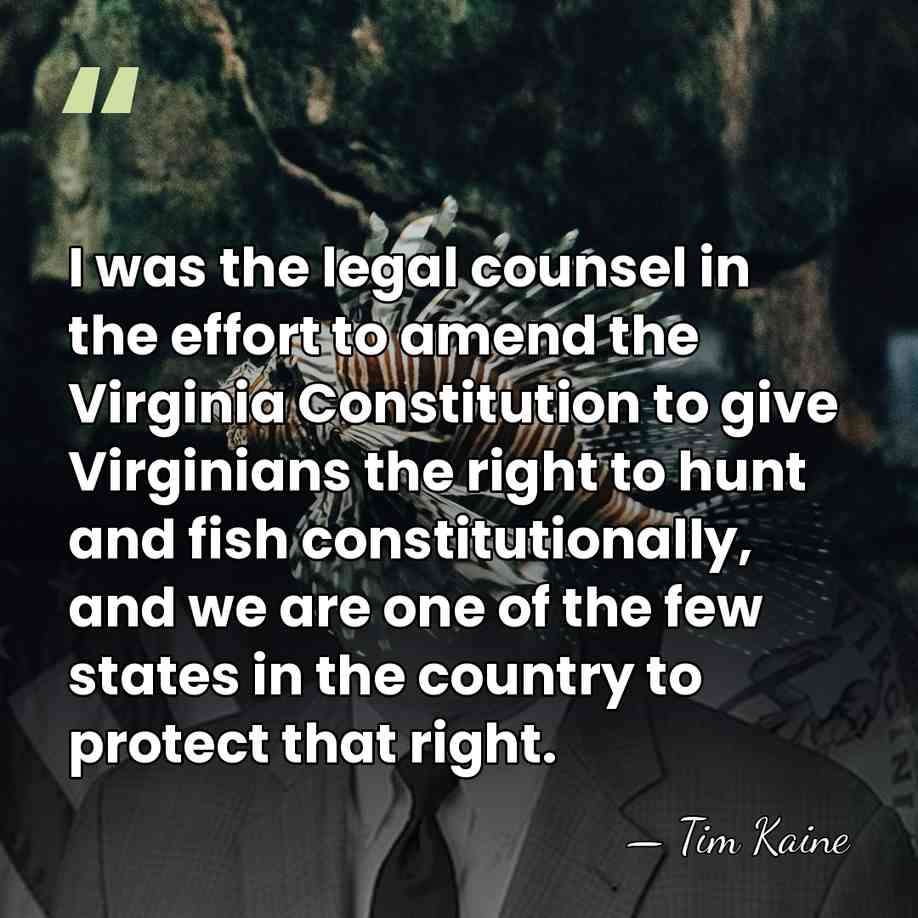 I was the legal counsel in the effort to amend the Virginia&hellip; - Tim Kaine