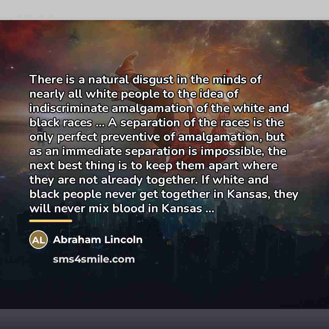 “There is a natural disgust in the minds of nearly…” quote by Abraham Lincoln