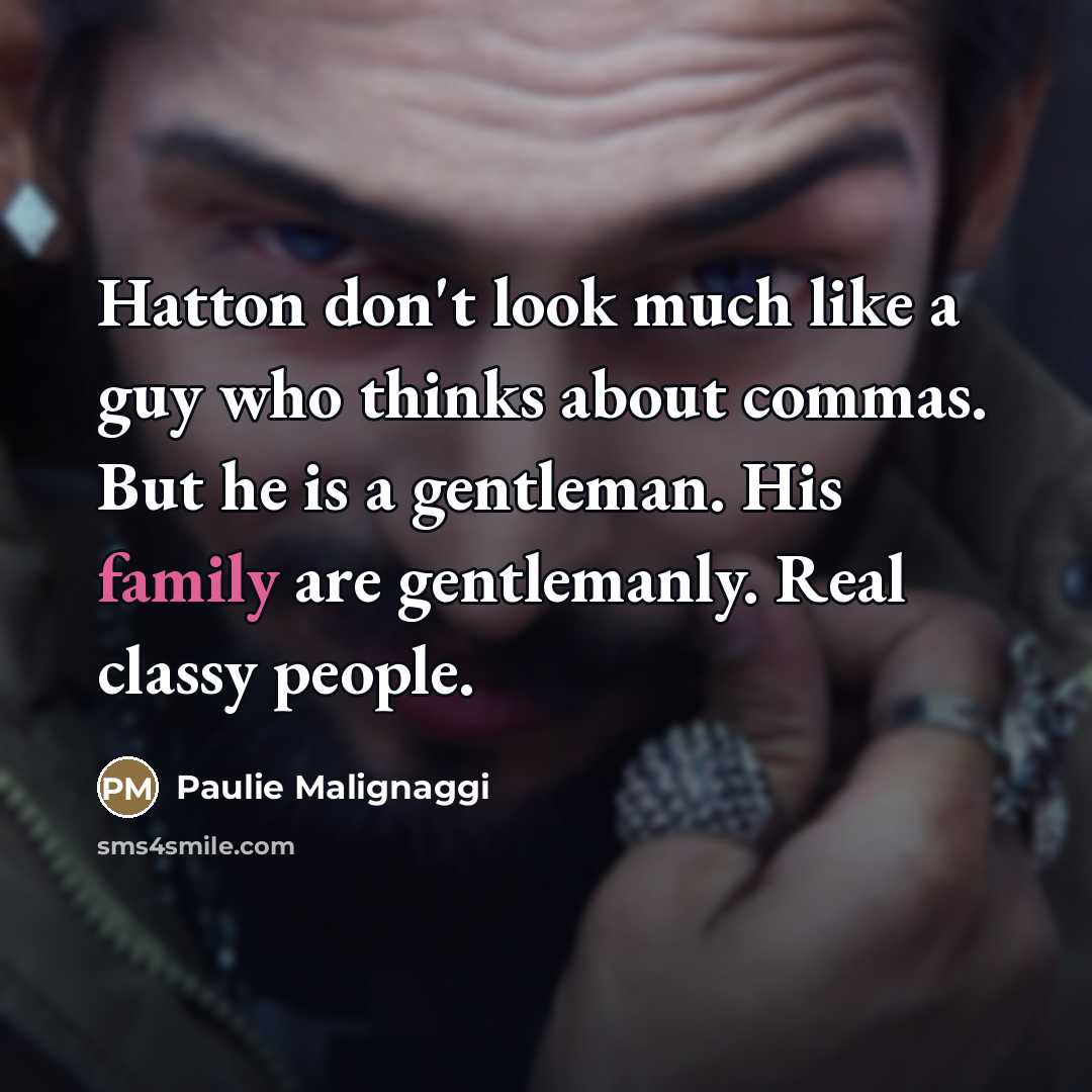 “Hatton don't look much like a guy who thinks about…” quote by Paulie Malignaggi