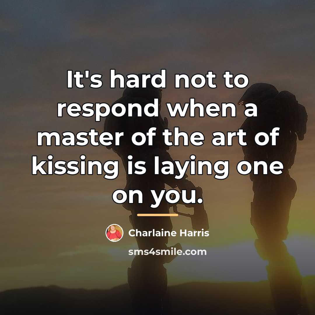“It's hard not to respond when a master of the…” quote by Charlaine Harris