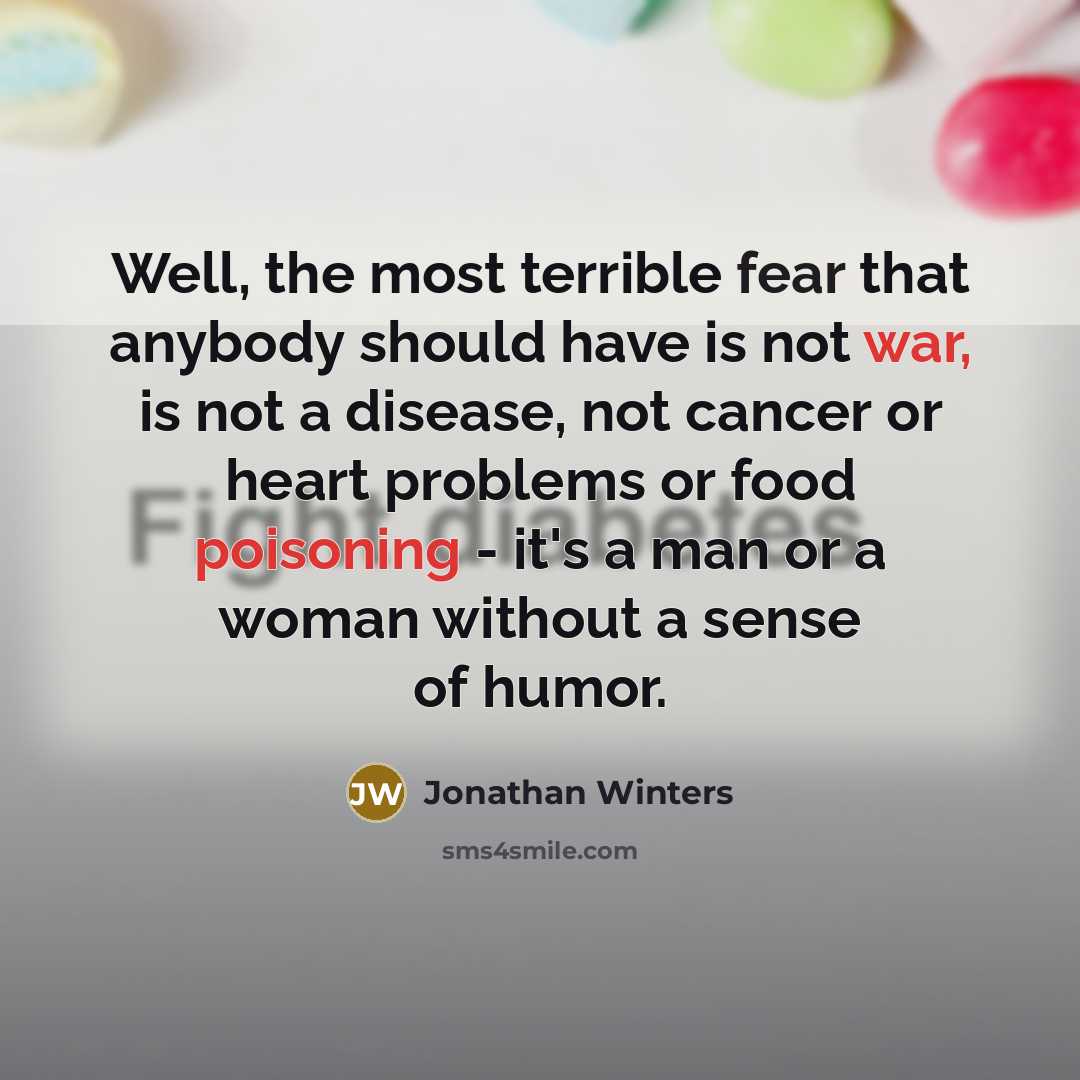 “Well, the most terrible fear that anybody should have is…” quote by Jonathan Winters