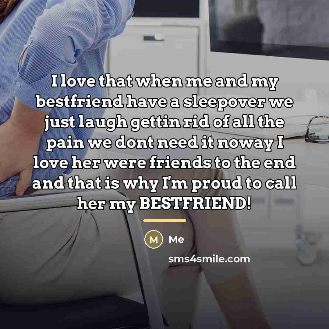 “I love that when me and my bestfriend have a…” quote by Me