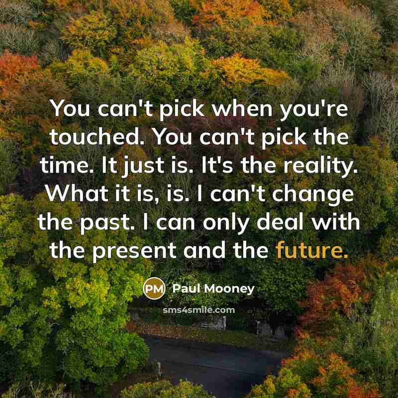 “You can't pick when you're touched. You can't pick the…” quote by Paul Mooney