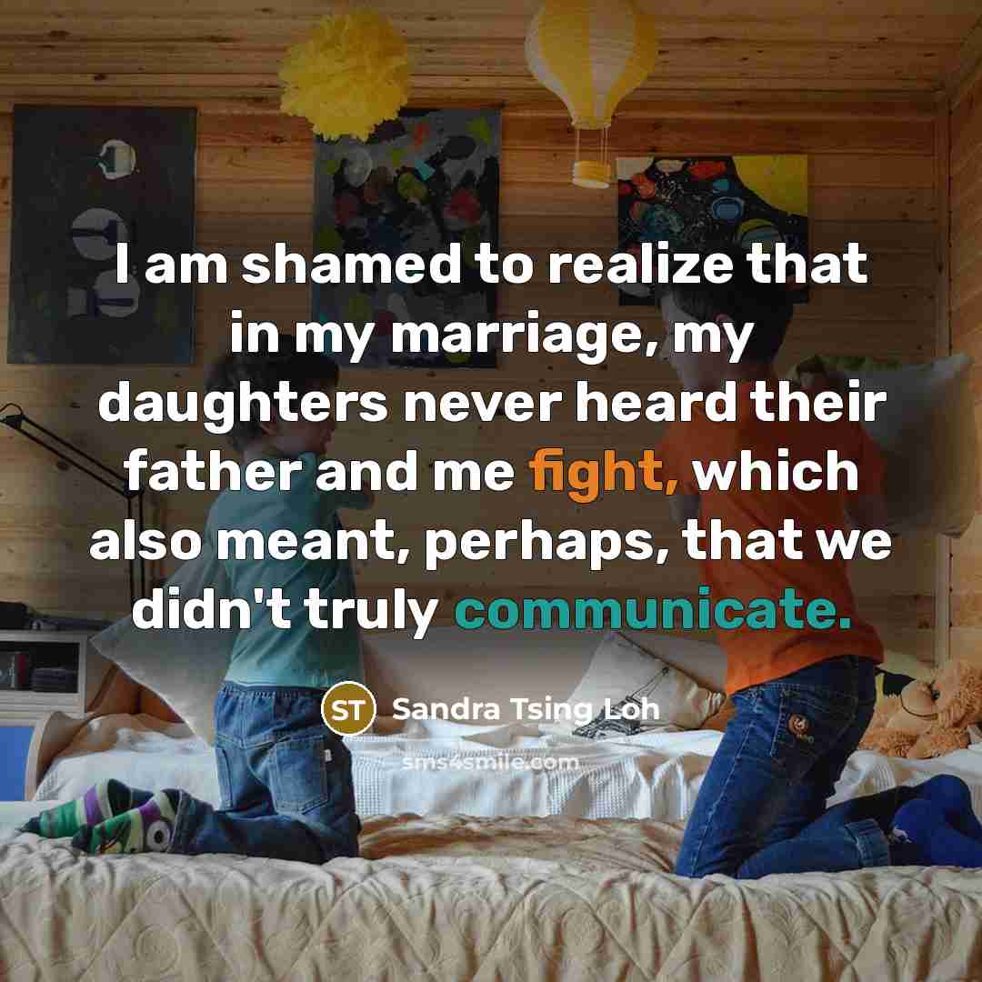 “I am shamed to realize that in my marriage, my…” quote by Sandra Tsing Loh