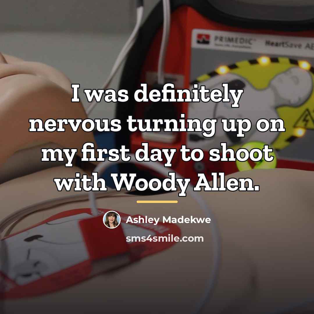 “I was definitely nervous turning up on my first day…” quote by Ashley Madekwe