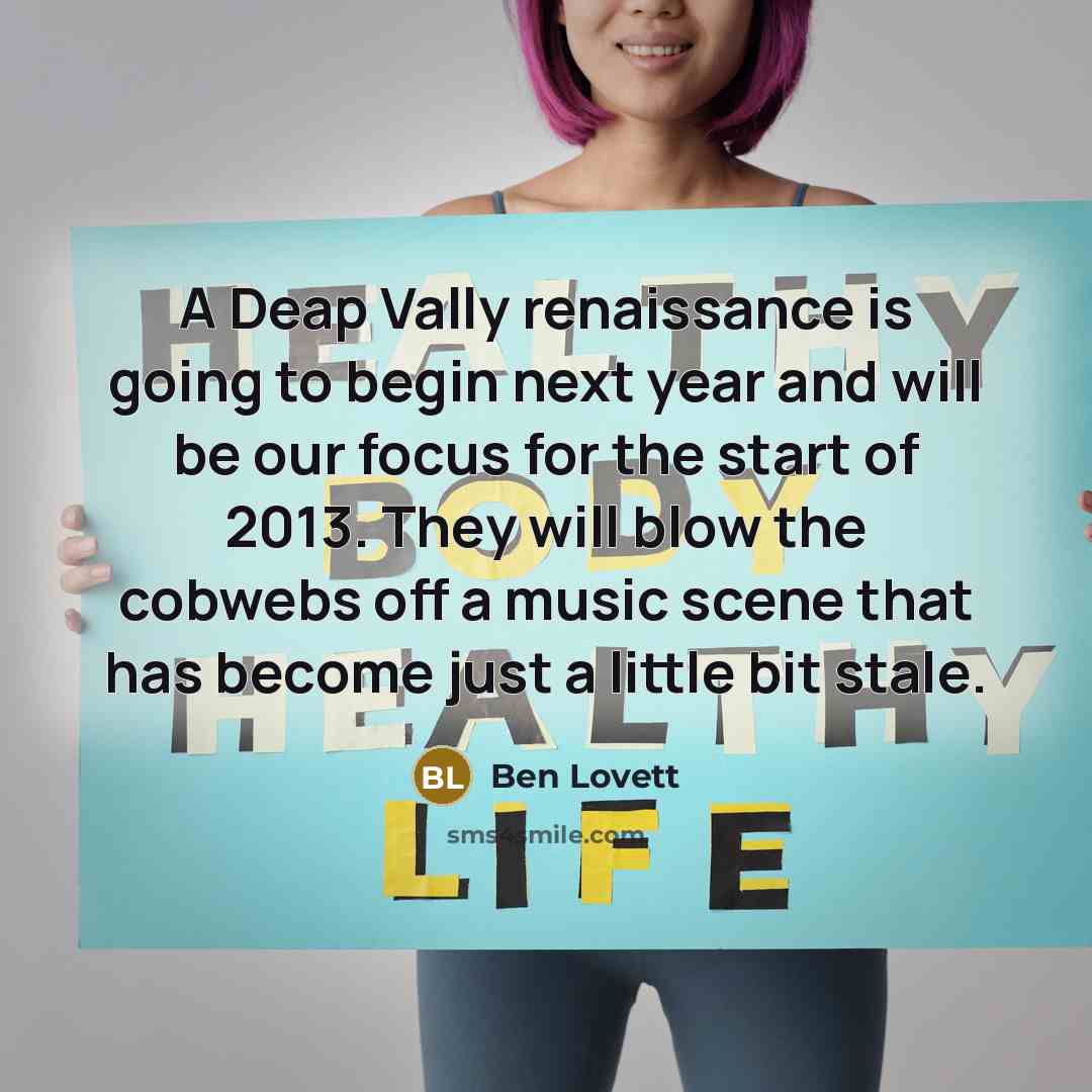 “A Deap Vally renaissance is going to begin next year…” quote by Ben Lovett