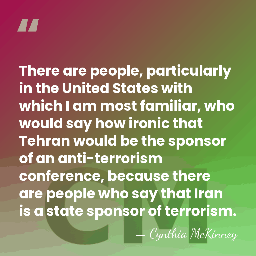 There are people, particularly in the United States with which I am&hellip; - Cynthia McKinney