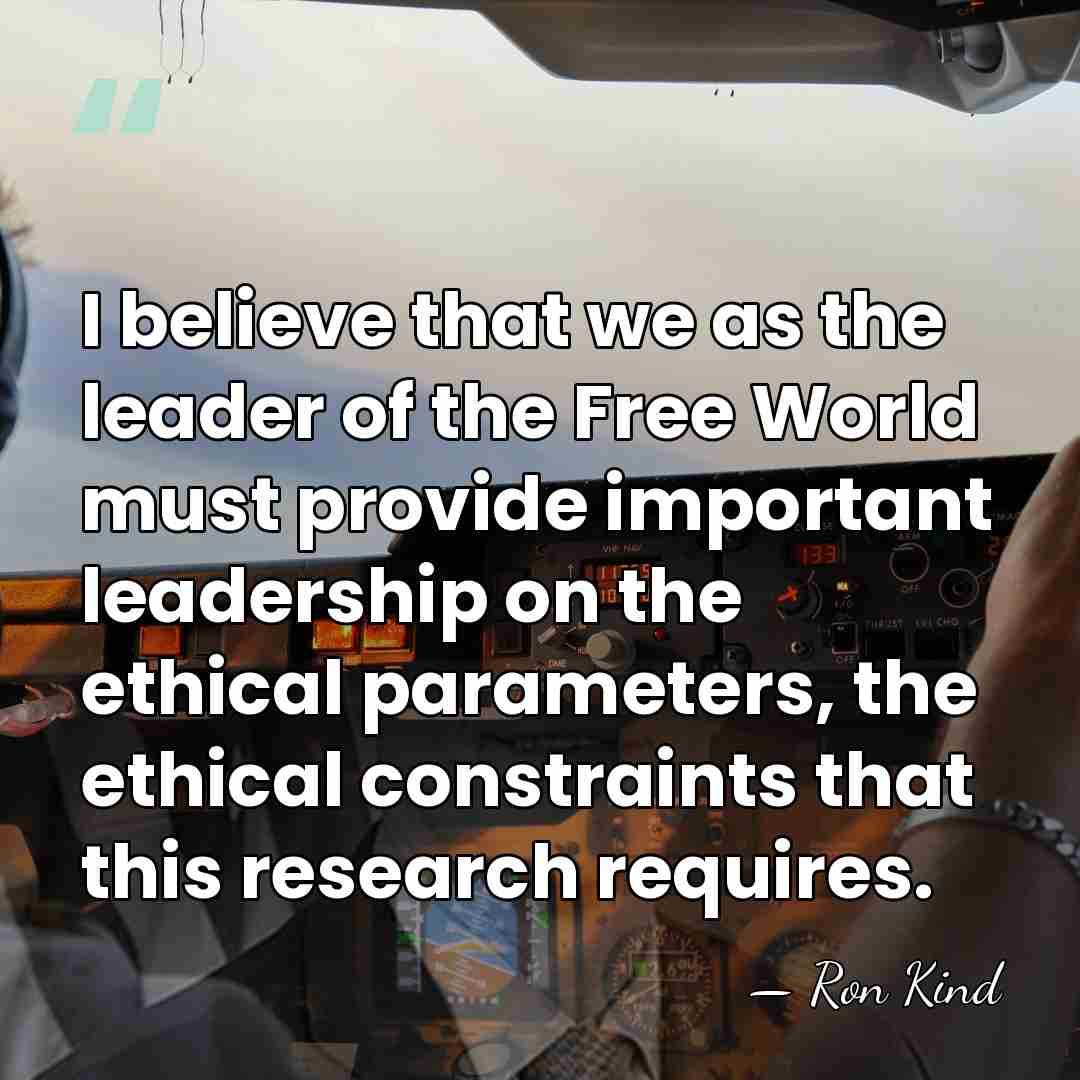 I believe that we as the leader of the Free World must&hellip; - Ron Kind