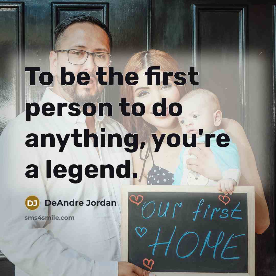 “To be the first person to do anything, you're a…” quote by DeAndre Jordan